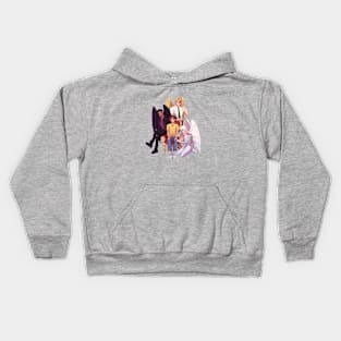 Riley & His Guardians--Fire & Brimstone Scrolls Character Art Kids Hoodie